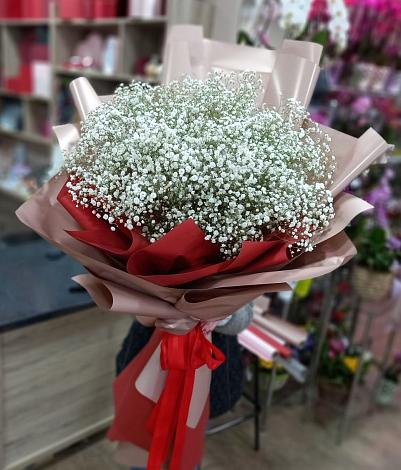 Букет цветов из: Гипсофила в Сотниково