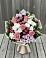 Букет цветов из: Альстромерии, Гвоздики, Розы и Хризантемы в Сотниково