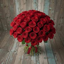 Букет 55 Красных роз Фридом #REPLACE_PRED# Сотниково