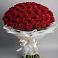 Букет 101 Красная роза Блэк Мэджик в Сотниково