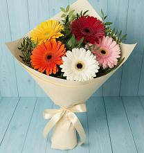 Букет цветов из:  Герберы #REPLACE_PRED# Сотниково