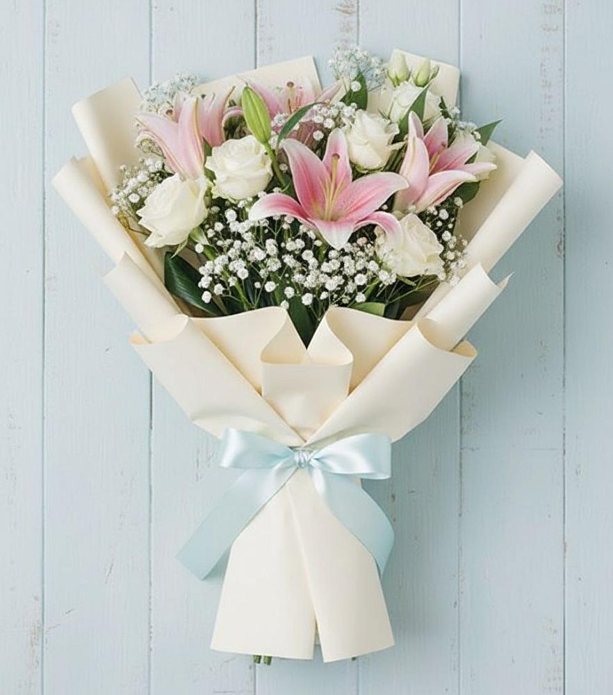 Букет цветов из: Лилии в Сотниково