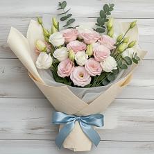 Букет цветов из:  Лизиантусы в Сотниково