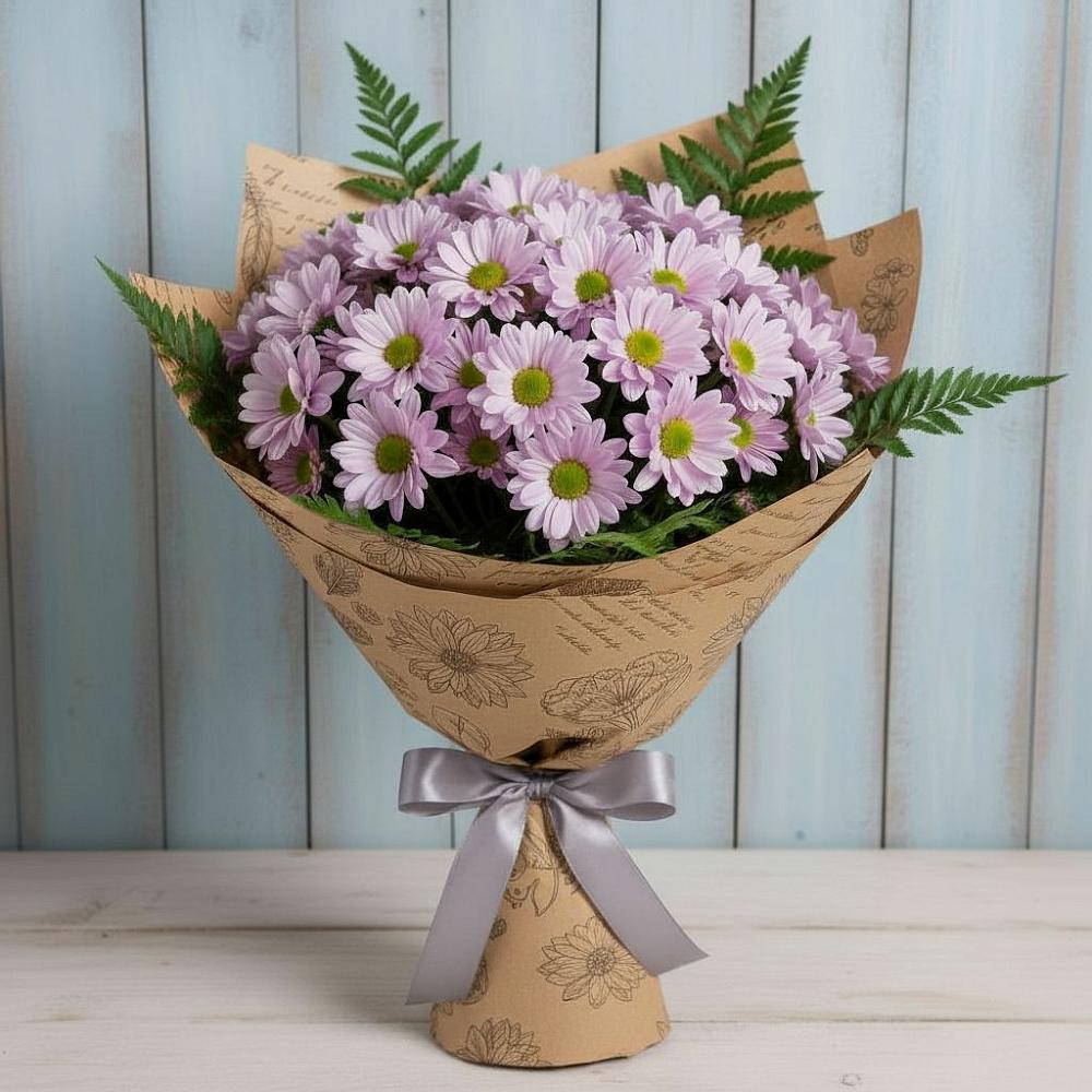 Букет цветов из: Хризантемы в Сотниково