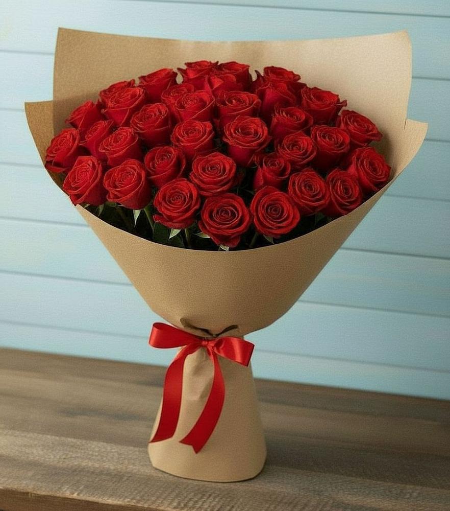 Букет Красные розы Милано в Сотниково