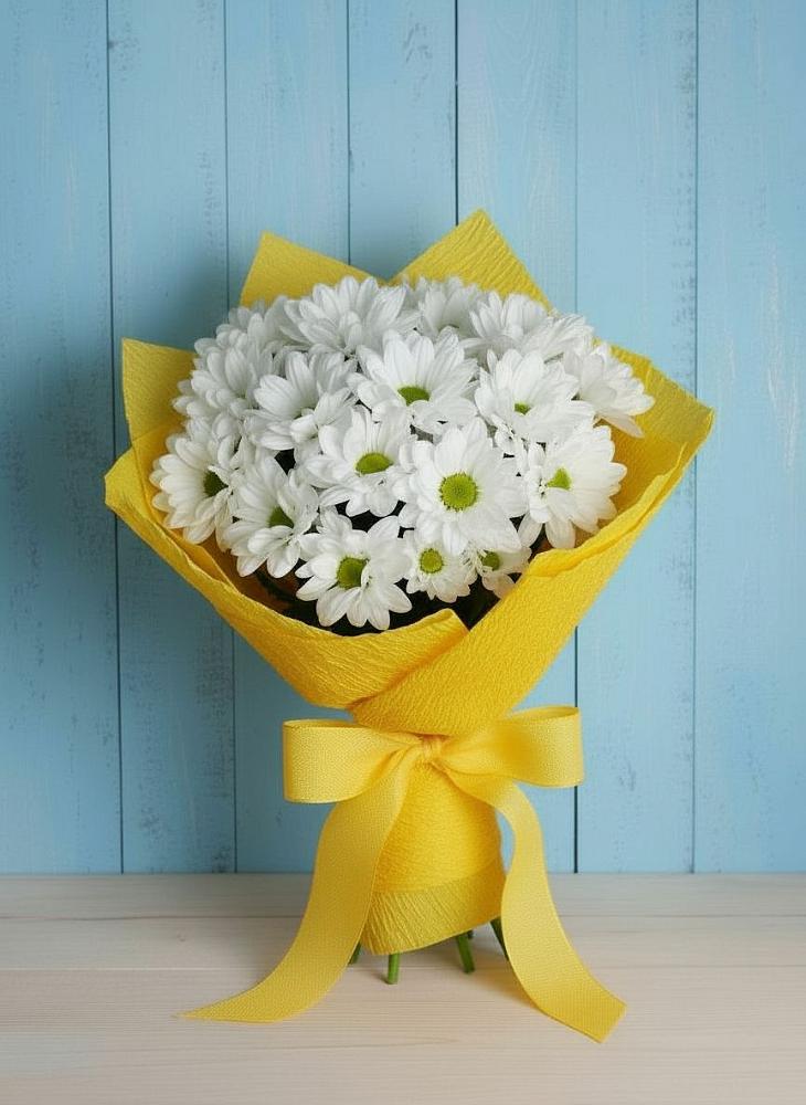 Букет цветов из: Хризантемы в Сотниково