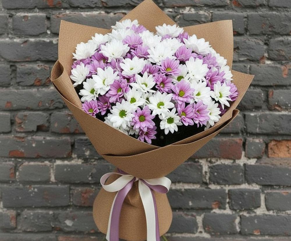 Букет цветов из: Хризантемы в Сотниково