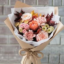 Букет цветов из:  Гвоздики, Хризантемы и Розы в Сотниково