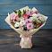 Букет цветов из: Хризантемы, Альстромерии и Розы в Сотниково